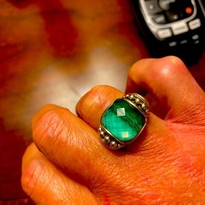 Lagos Malachite ring! Caviar collection.
